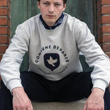 Sweatshirt Blason gris chiné