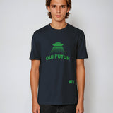 Tee-shirt OUI FUTUR Soucoupe navy