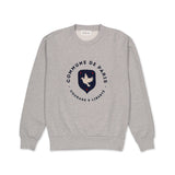 Sweatshirt Blason gris chiné